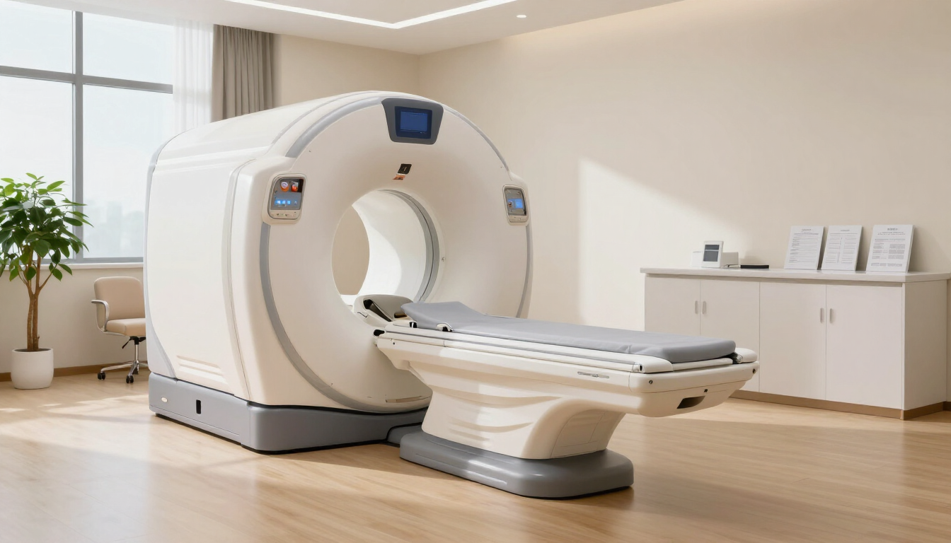 Small bowel MRI scan preparation in a private diagnostic clinic