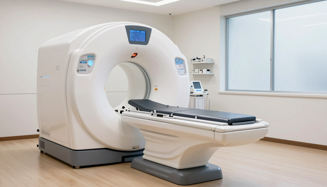 Small bowel MRI scan in a modern diagnostic clinic