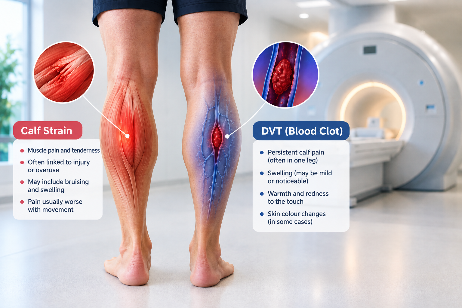 Calf Strain vs DVT