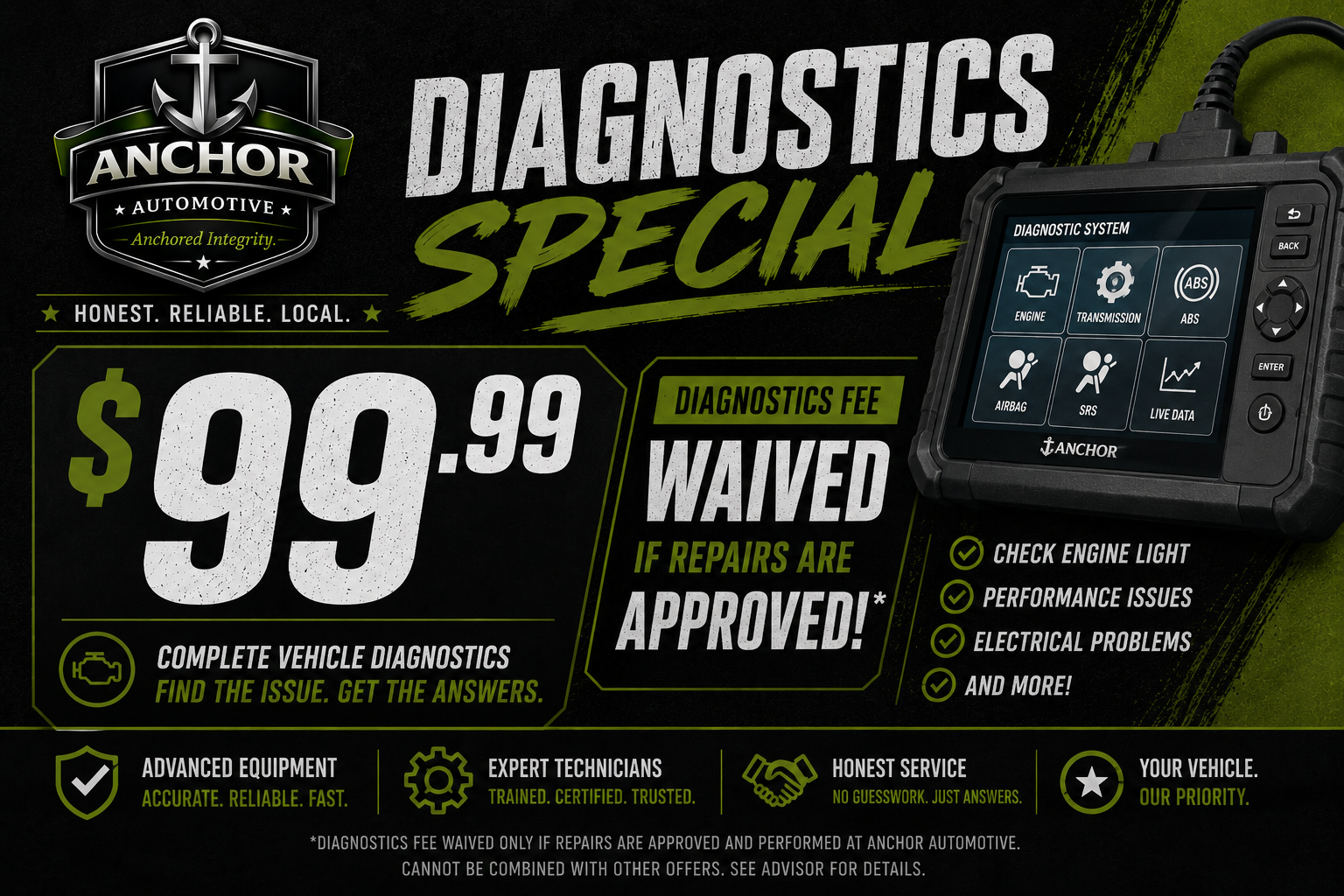 Coupons | Anchor Automotive