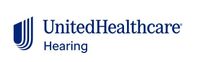 UnitedHealthcare Hearing logo in blue text with U-shaped icon on white background