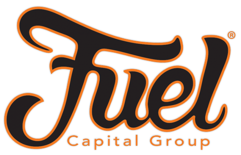 Fuel Capital Group logo in black and orange script on a white background