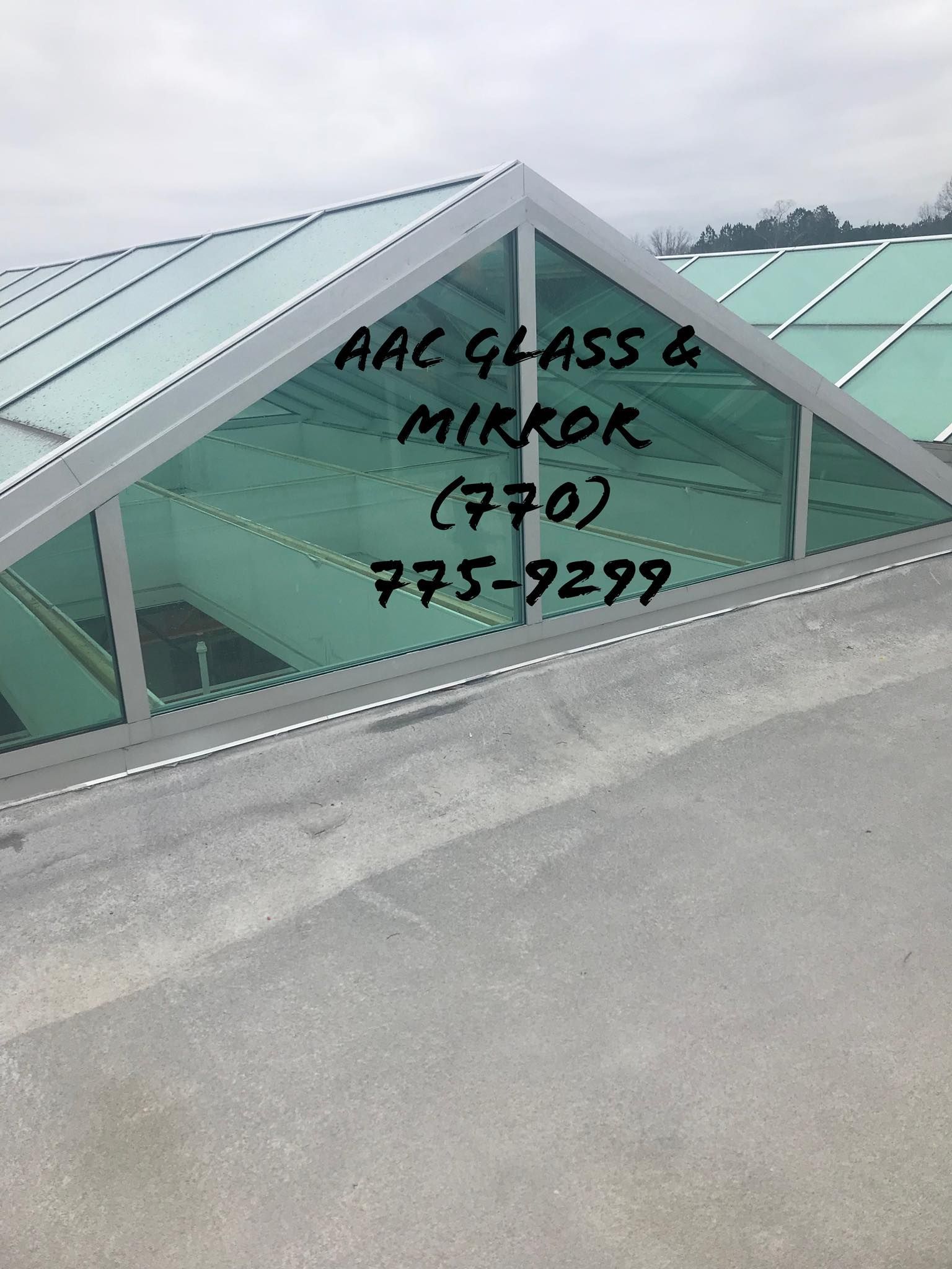 A Glass Window On The Roof — Jenkinsburg, GA — AAC Glass