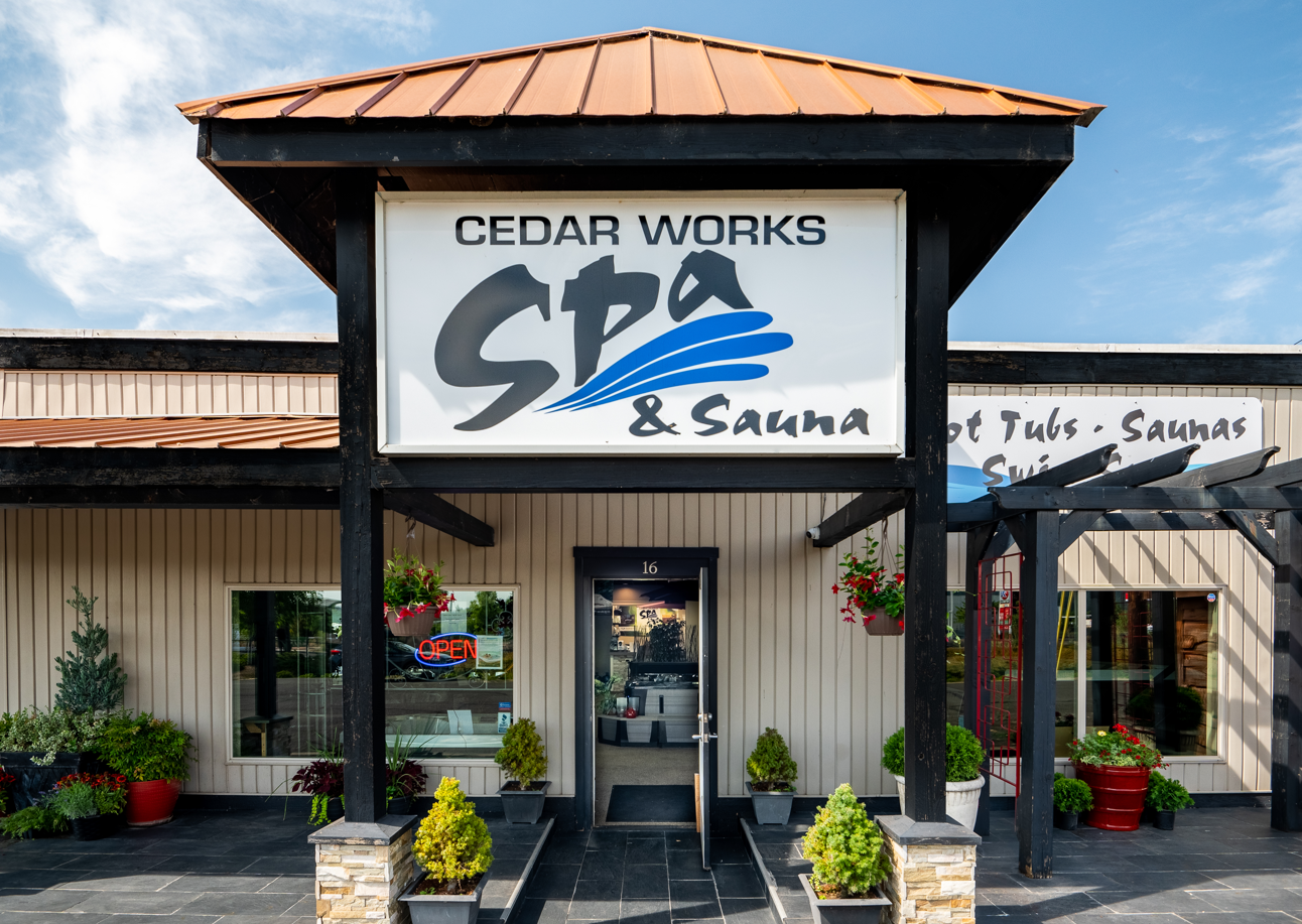 Cedar Works Spa & Sauna Store Front