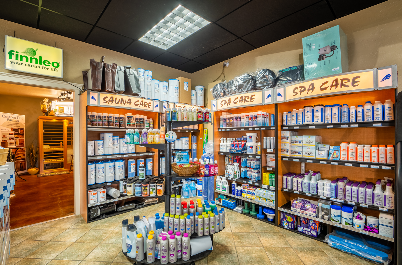 Cedar Works Spa & Sauna Spa Care Shelves