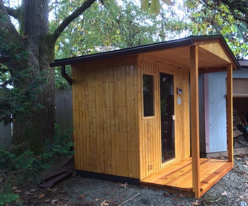 Finnleo Outdoor Sauna Installation