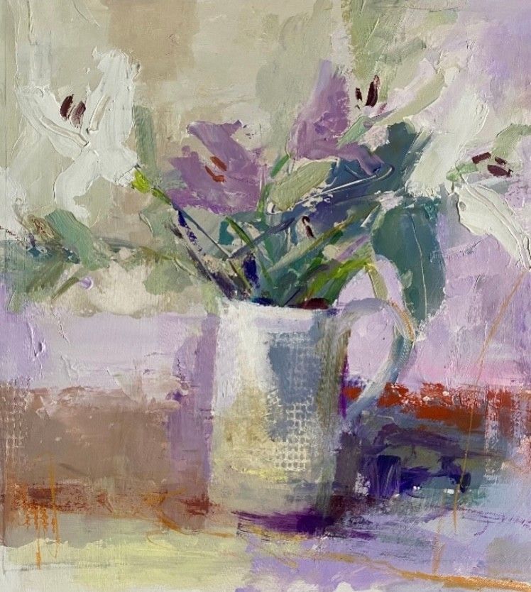 Lillies in Lilac