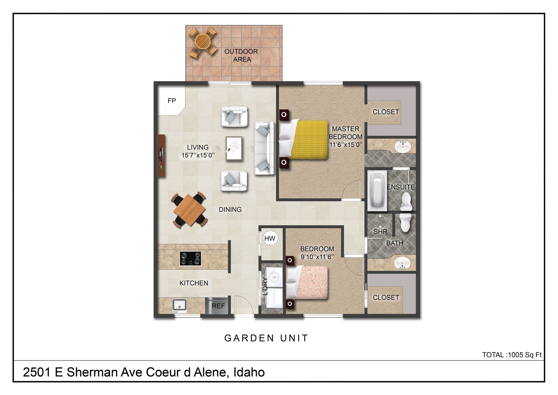 garden unit floorplan