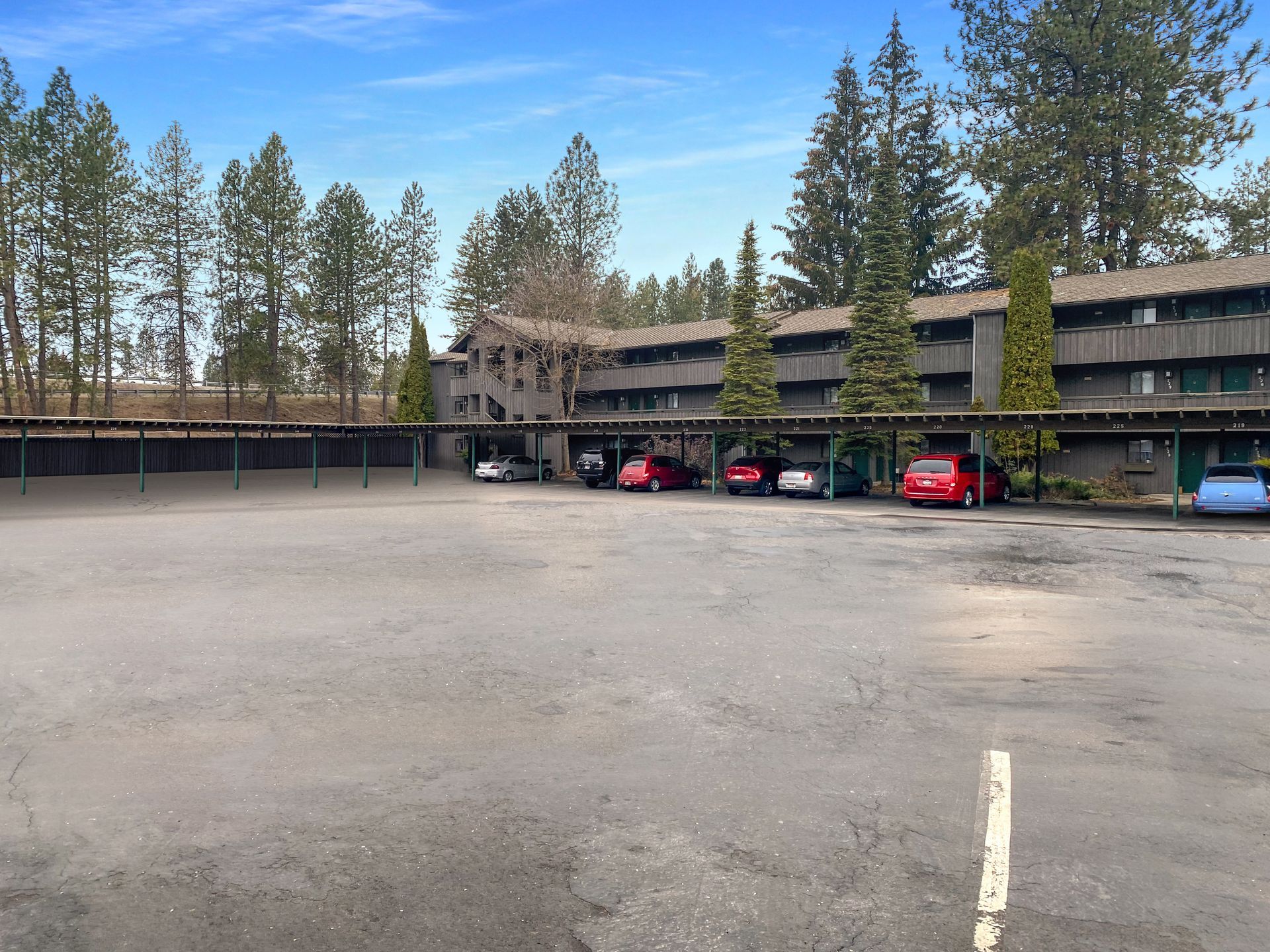 lake villa parking lot 2