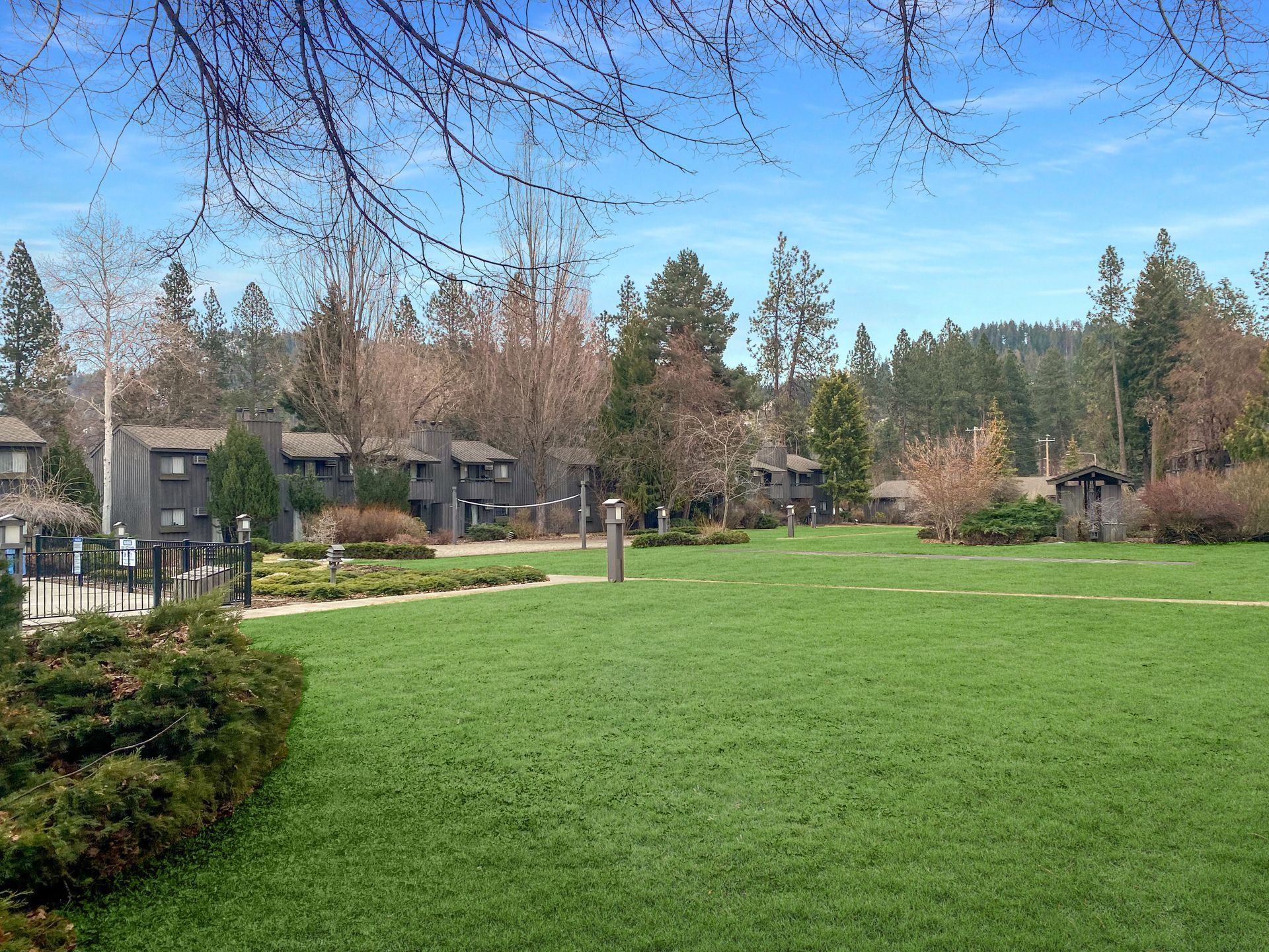 lake villa lawn