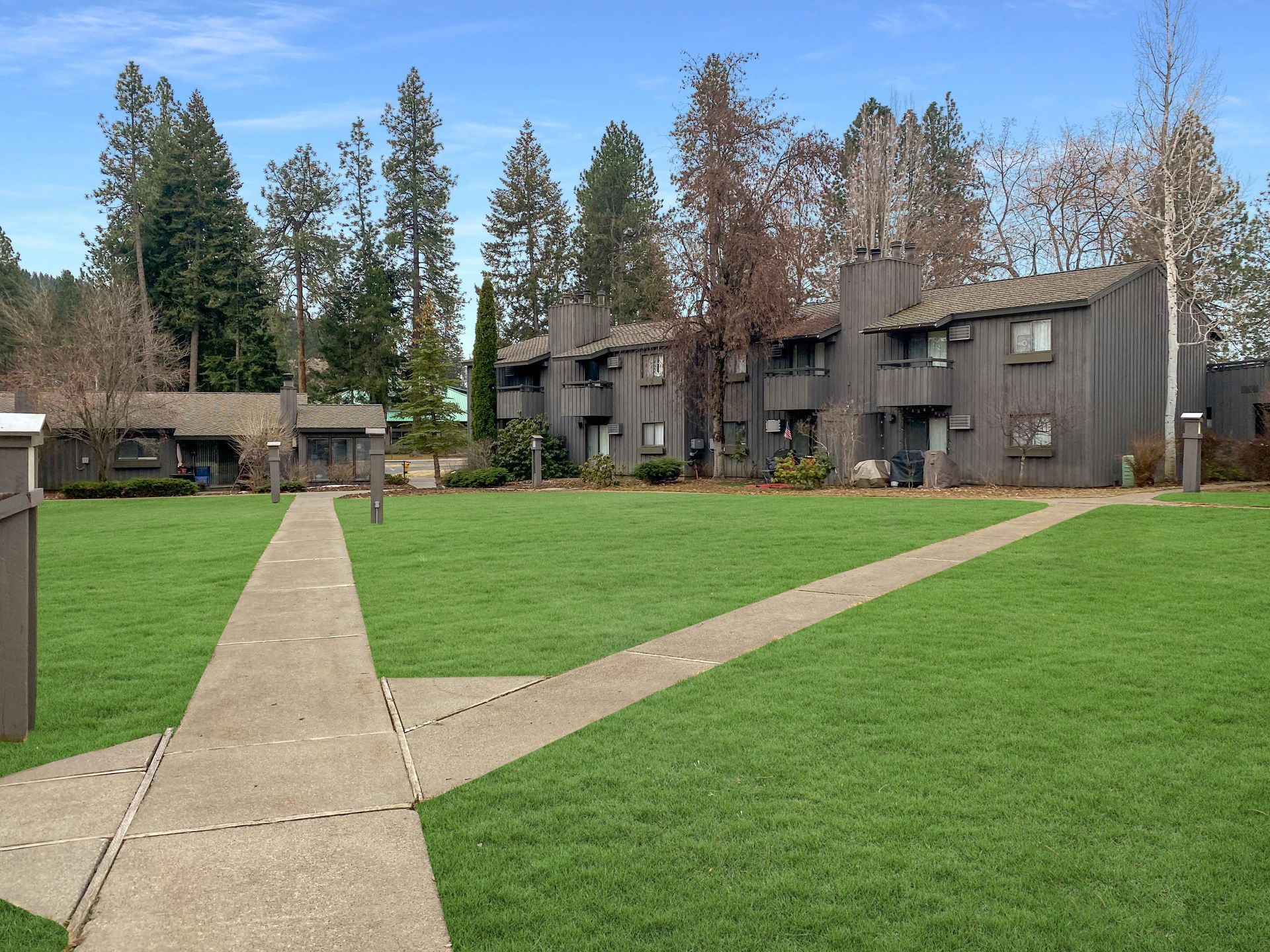 lake villa walkway exterior