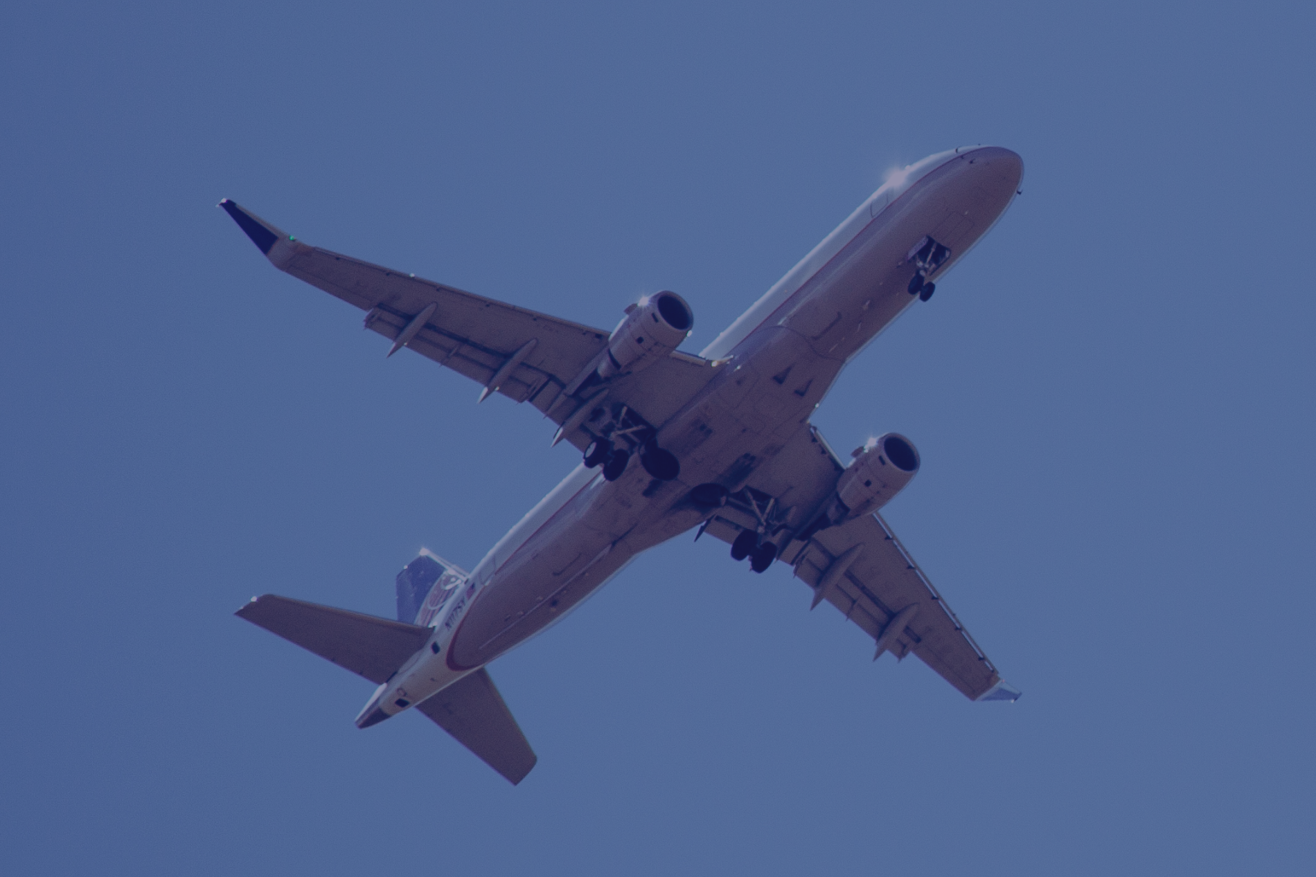 airplane in the sky