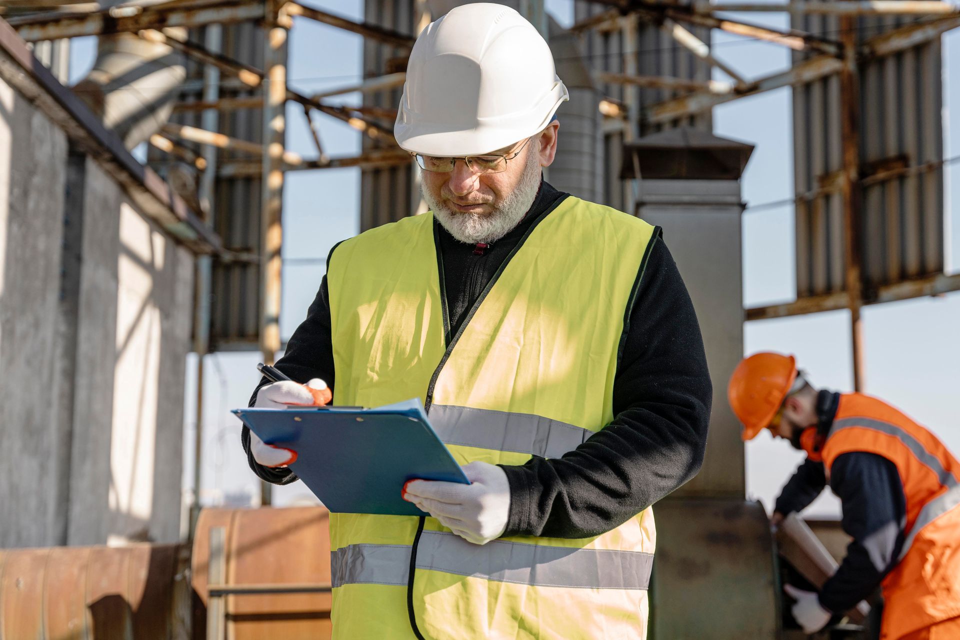 Construction employer reviewing a CV as less visible skills become more important during recruitment