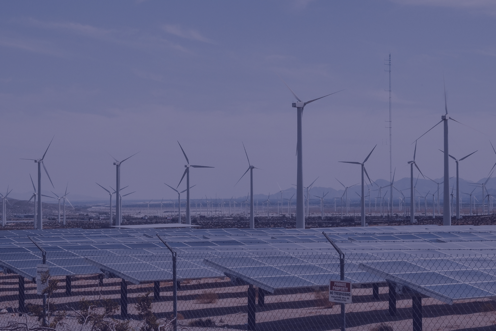 wind turbines and solar pannels