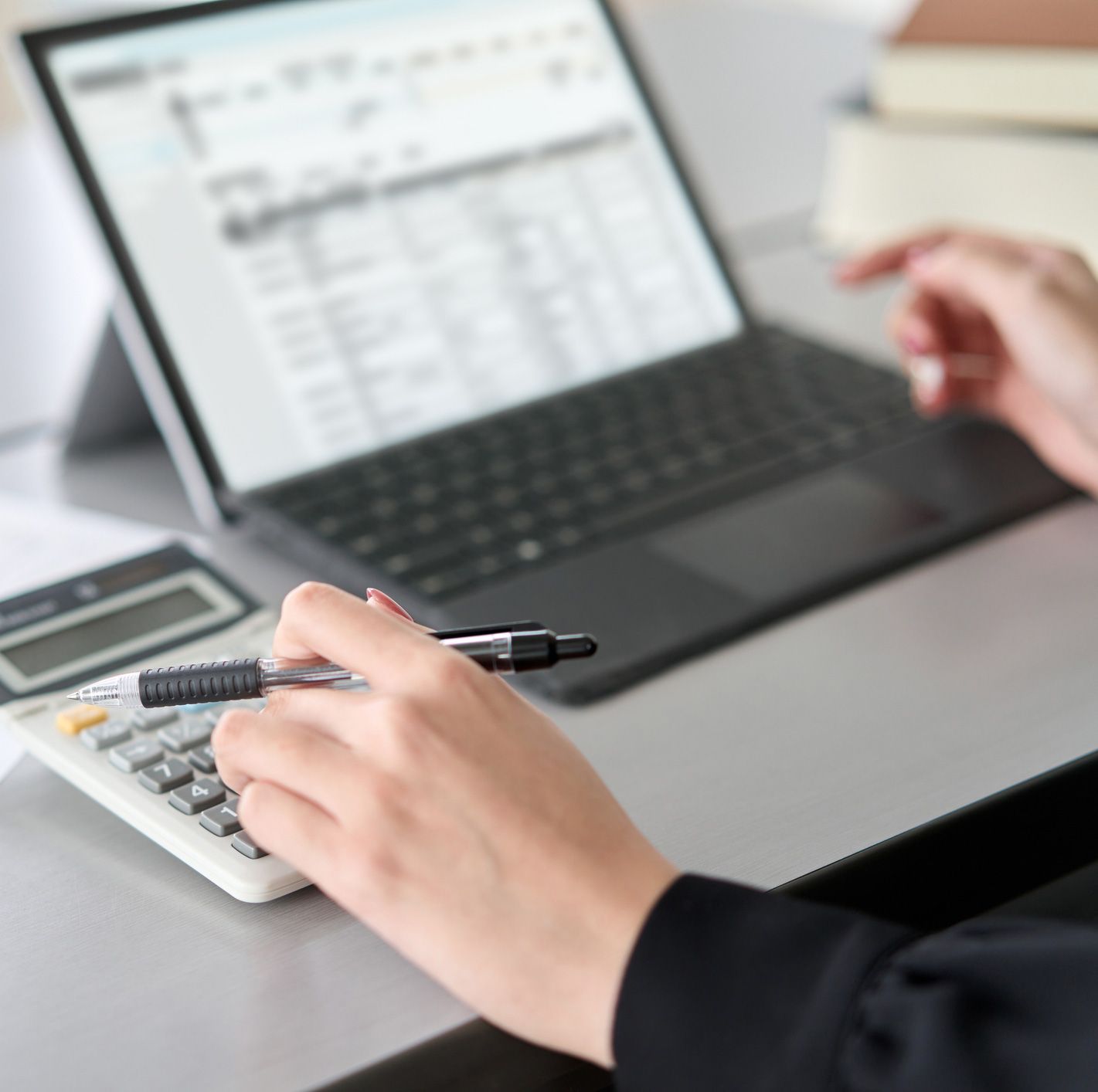 Using Laptop For Bookkeeping — Clayton, NC — Triangle Small Business Solutions