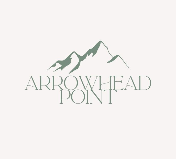 Logo: Green mountain range above text