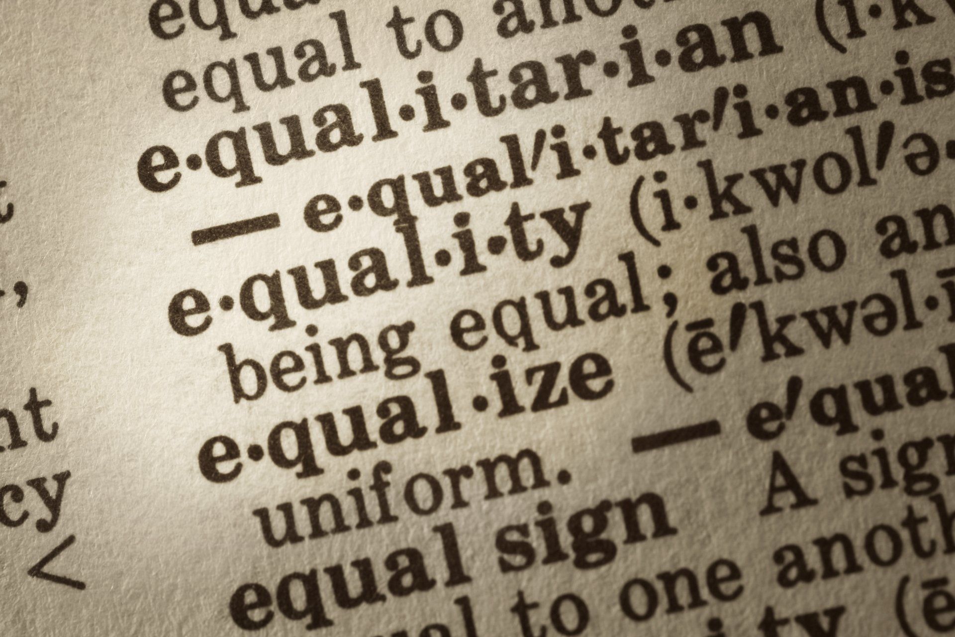 equality photo for civil rights