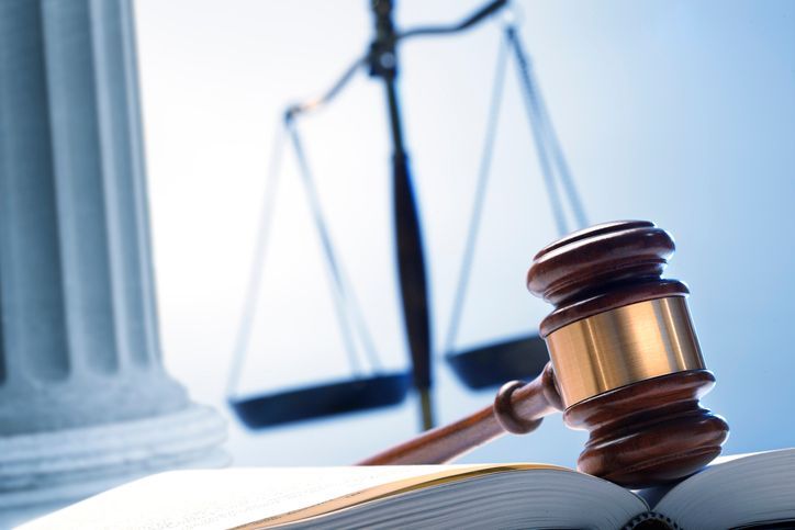 gavel and scales of justice