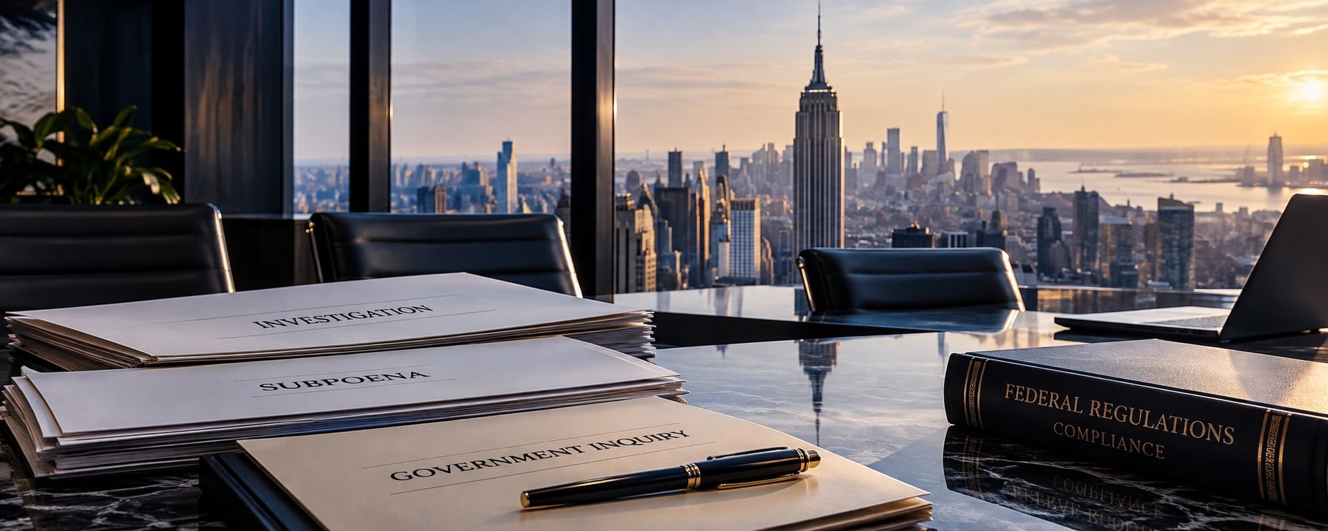 Government investigations and regulatory defense legal representation in New York City.
