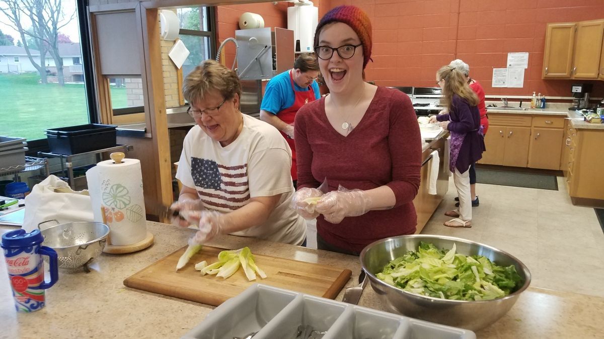 Food and Fellowship 7/11/2019 Linda and Cari