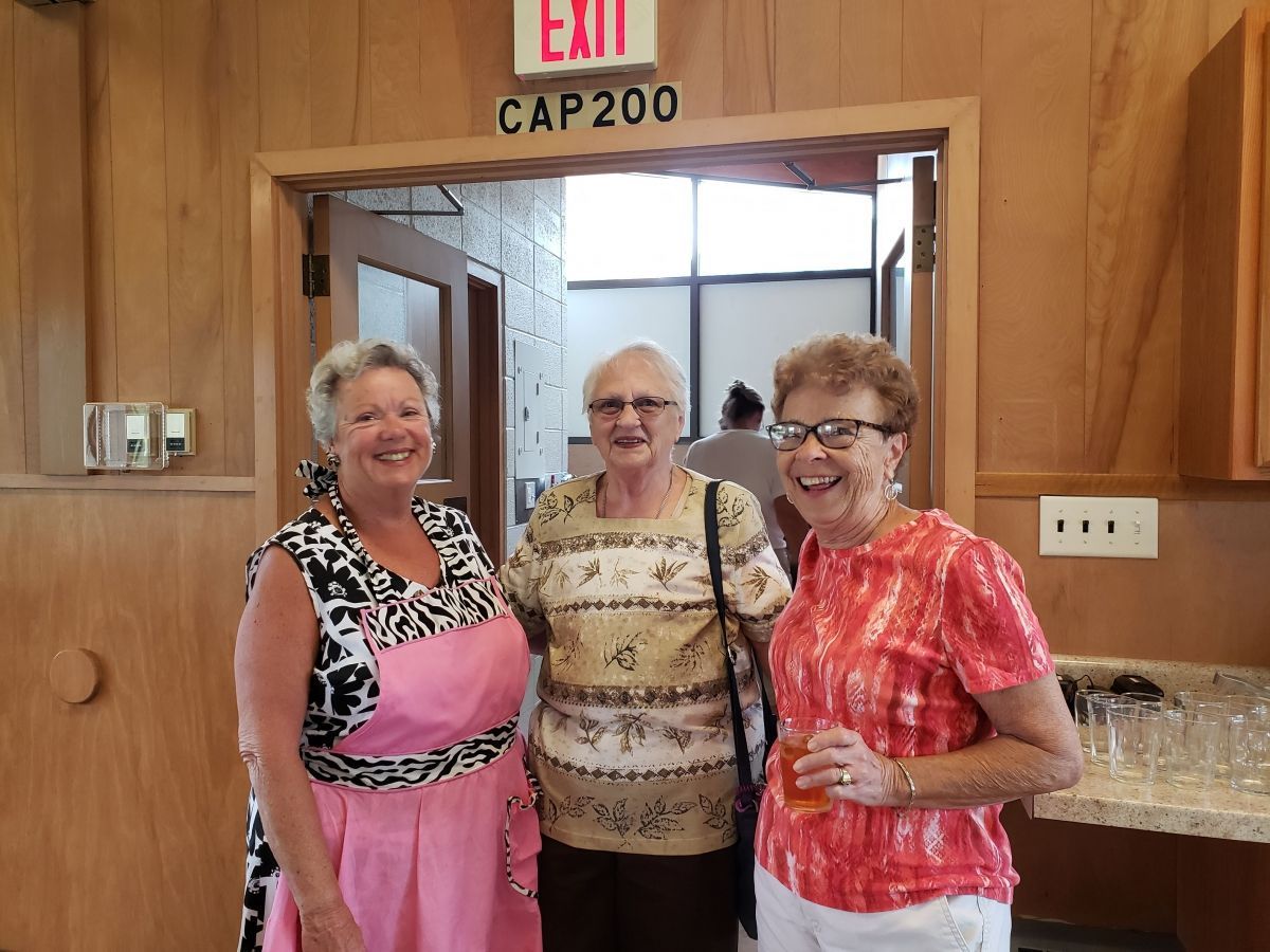 Food and Fellowship 7/11/2019
Vi and Barb