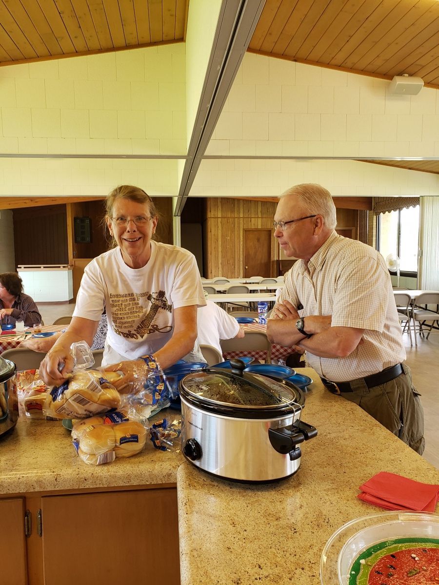 Food and Fellowship 7/11/2019 Pat & Mike