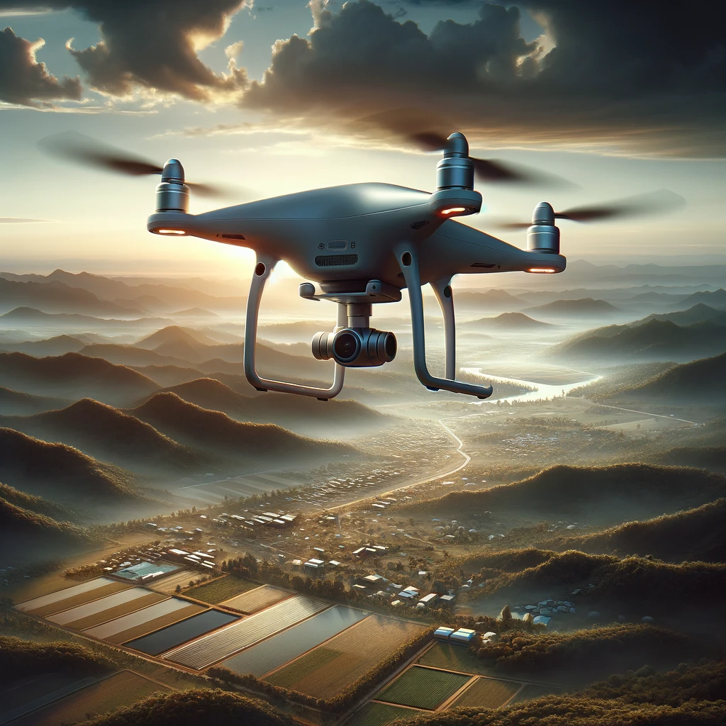 Bilde av Namdal Drone-teamet i arbeid, som viser hvordan avansert droneteknologi anvendes for å leve