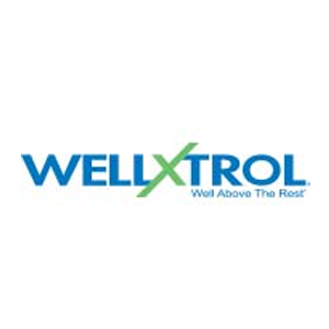 Le logo wellxtrol est bleu et vert et dit bien au-dessus du reste.