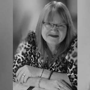 black and white image of Christina Glarakis, MS, LPC, NCC