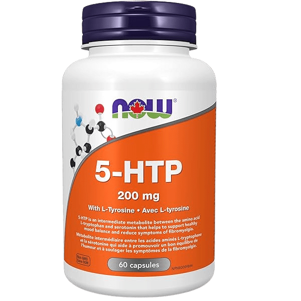 Now 5-HTP 200mg bottle