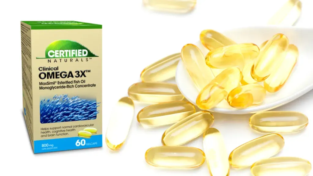 Certified Naturals Omega 3X supplement