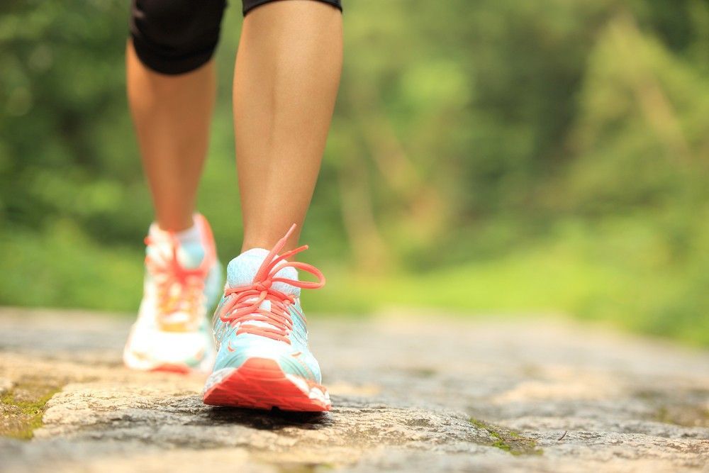 woman running
