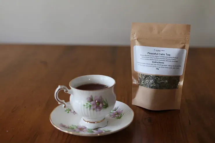 cup of loose leaf tea
