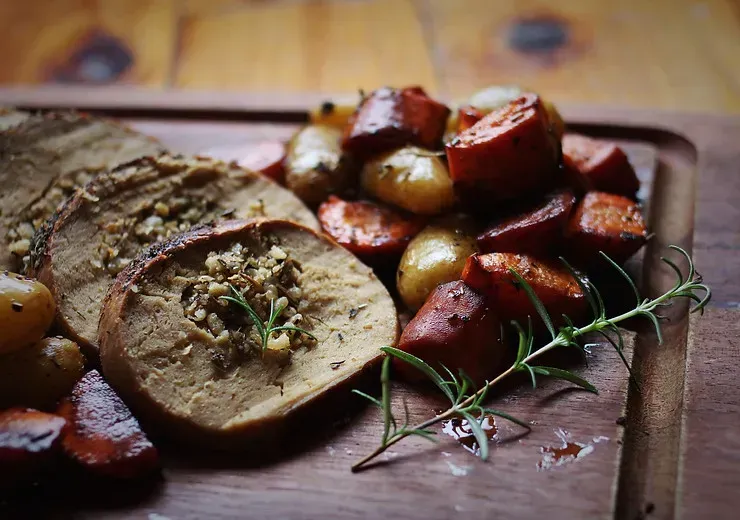 vegan holiday meal