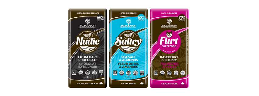 Zazubean Chocolate Bars