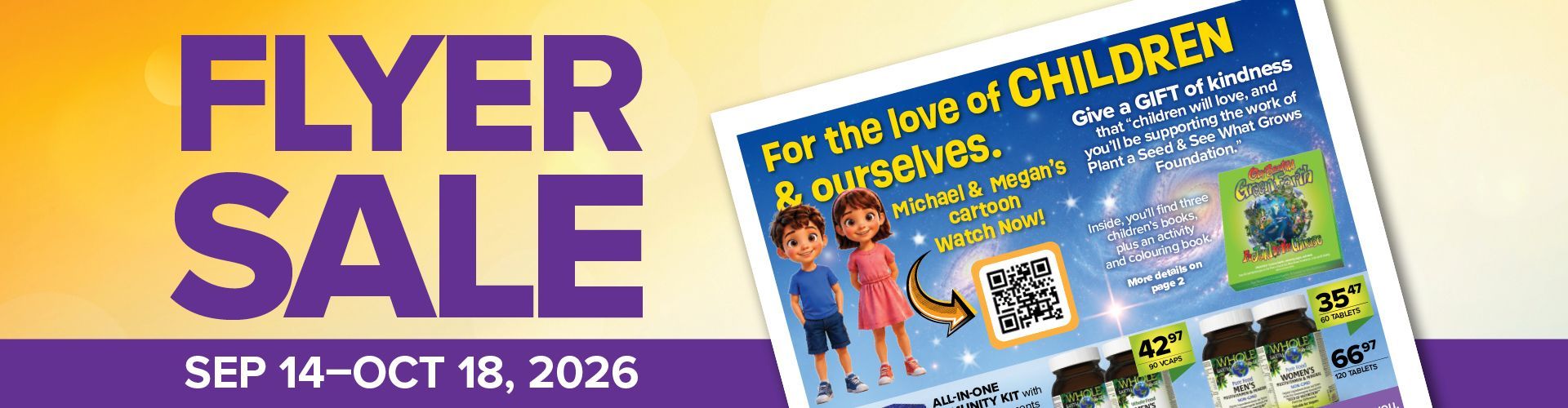 Natural Factors Flyer Sale September October 2026