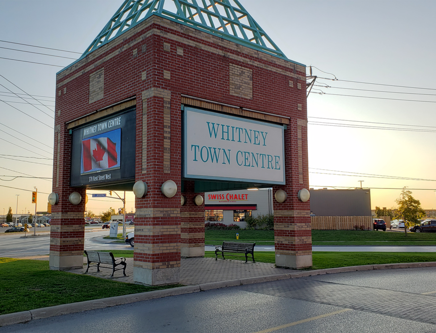 A picture of the Whitney Town Centre, the location of our new store