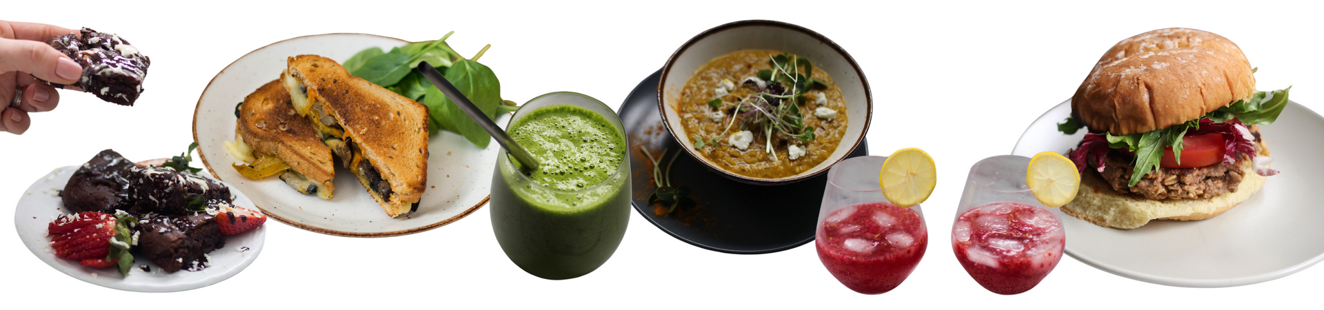 Multiple different drink recipes from our site