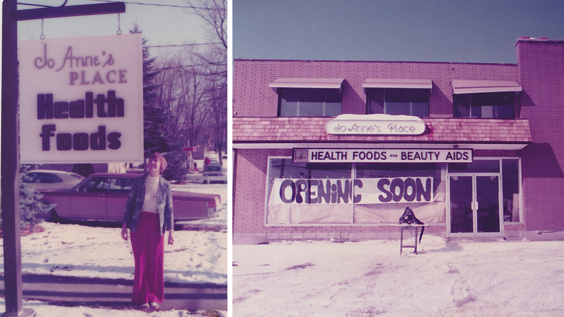 An old photo of the original Jo Anne's Place Health Foods location