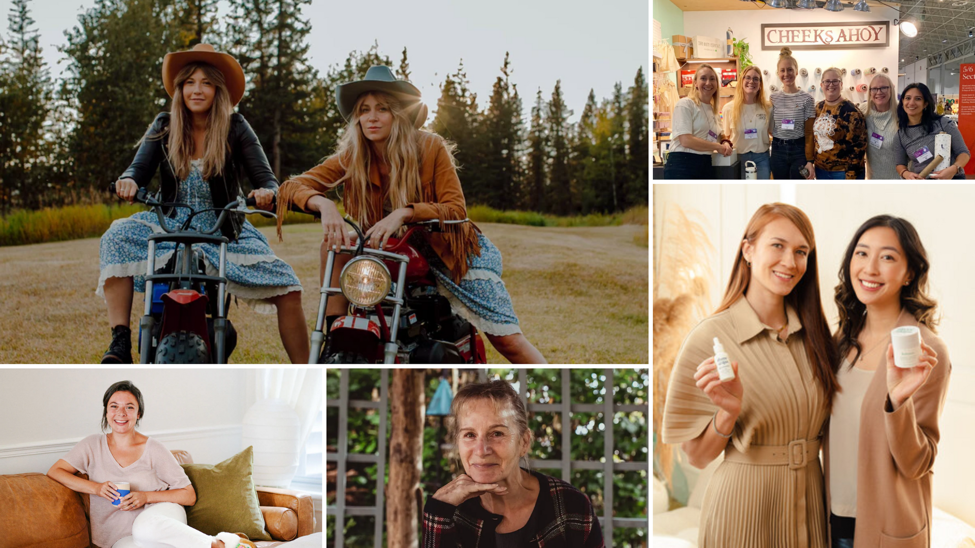 A collage of the many women who work at Jo Anne's Place