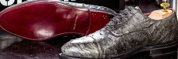 ostrich skin shoes