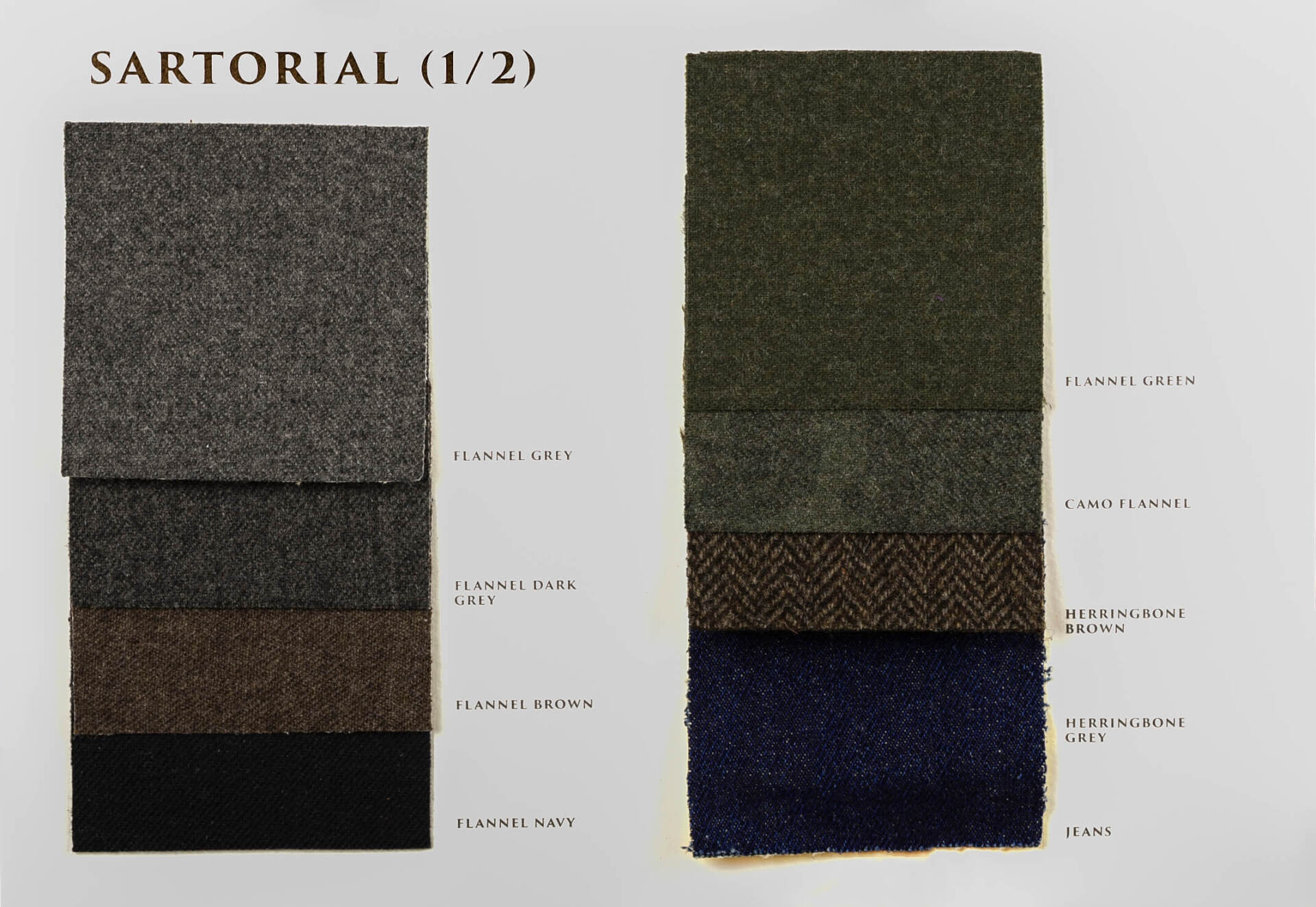 sartorial fabric examples