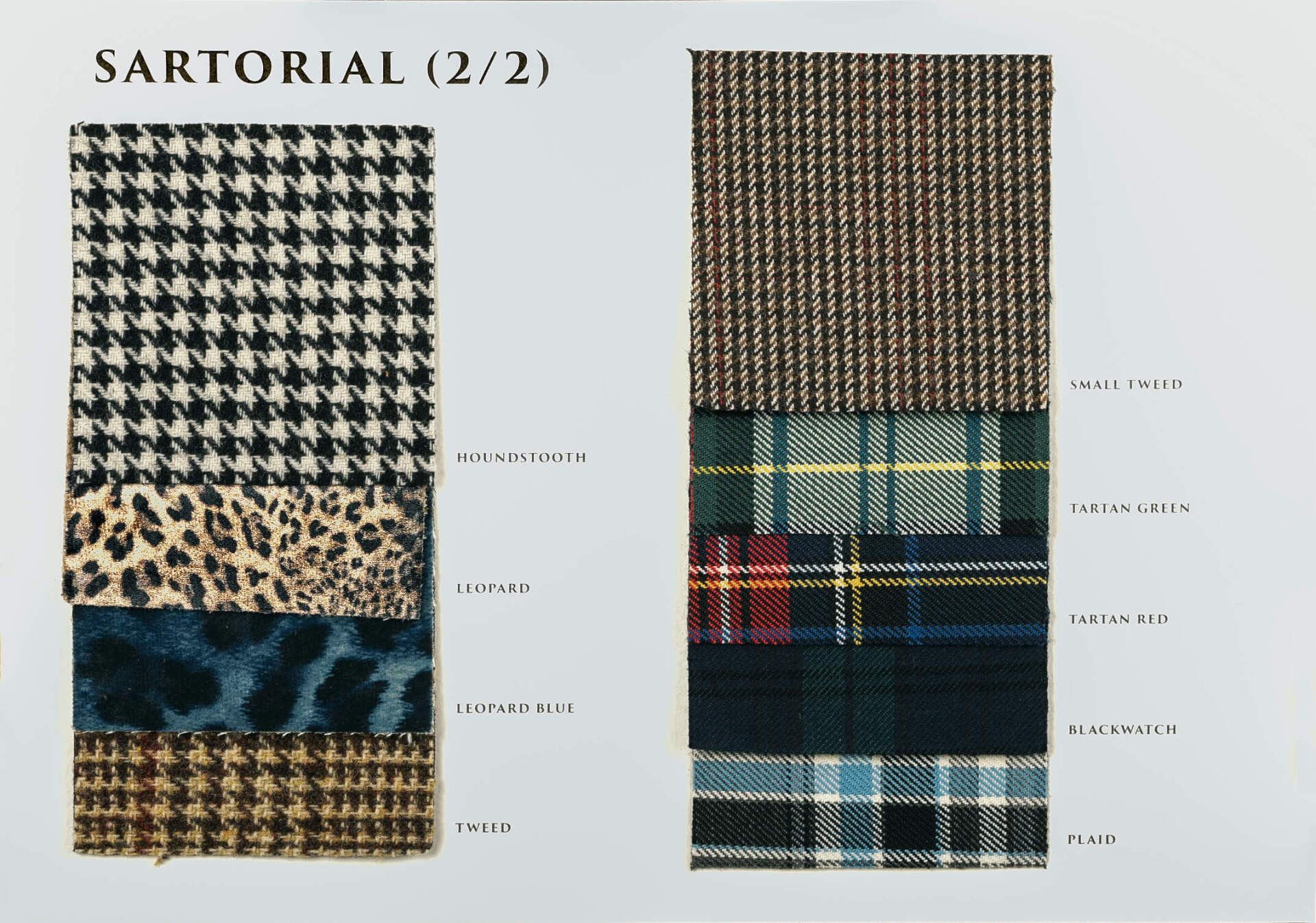 sartorial fabric examples