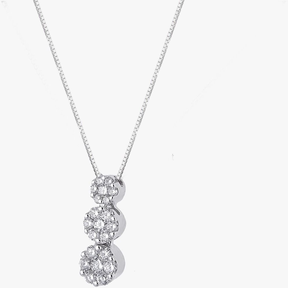 pendente con diamanti