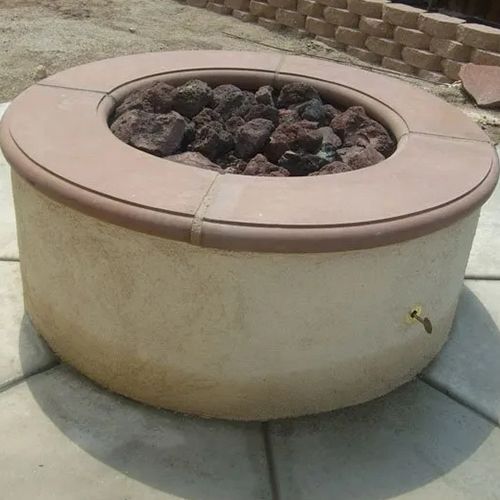Fire Pit — Riverside, CA — Paz Landscape and Concrete Fire Pit — Riverside, CA — Paz Landscape and Concrete