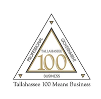 A logo for tallahassee 100 means business - Tallahassee, FL - Jay Walker Enterprises A logo for tallahassee 100 means business - Tallahassee, FL - Jay Walker Enterprises
