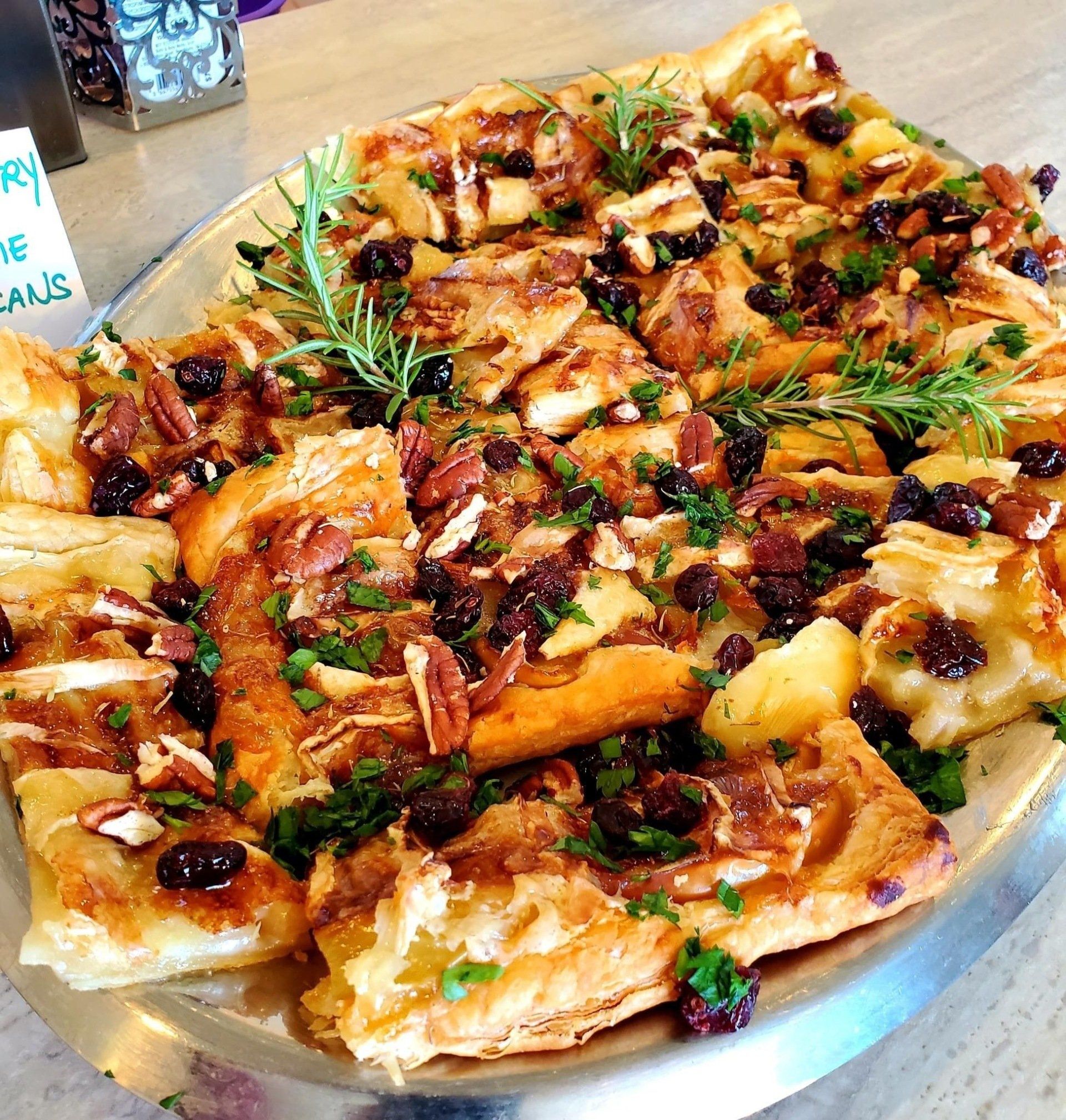 Apple Brie Pecan Puff Pastry