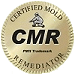 Gold seal reading “Certified Mobile Refiner” with a central “CMR” and small stars around the edge.