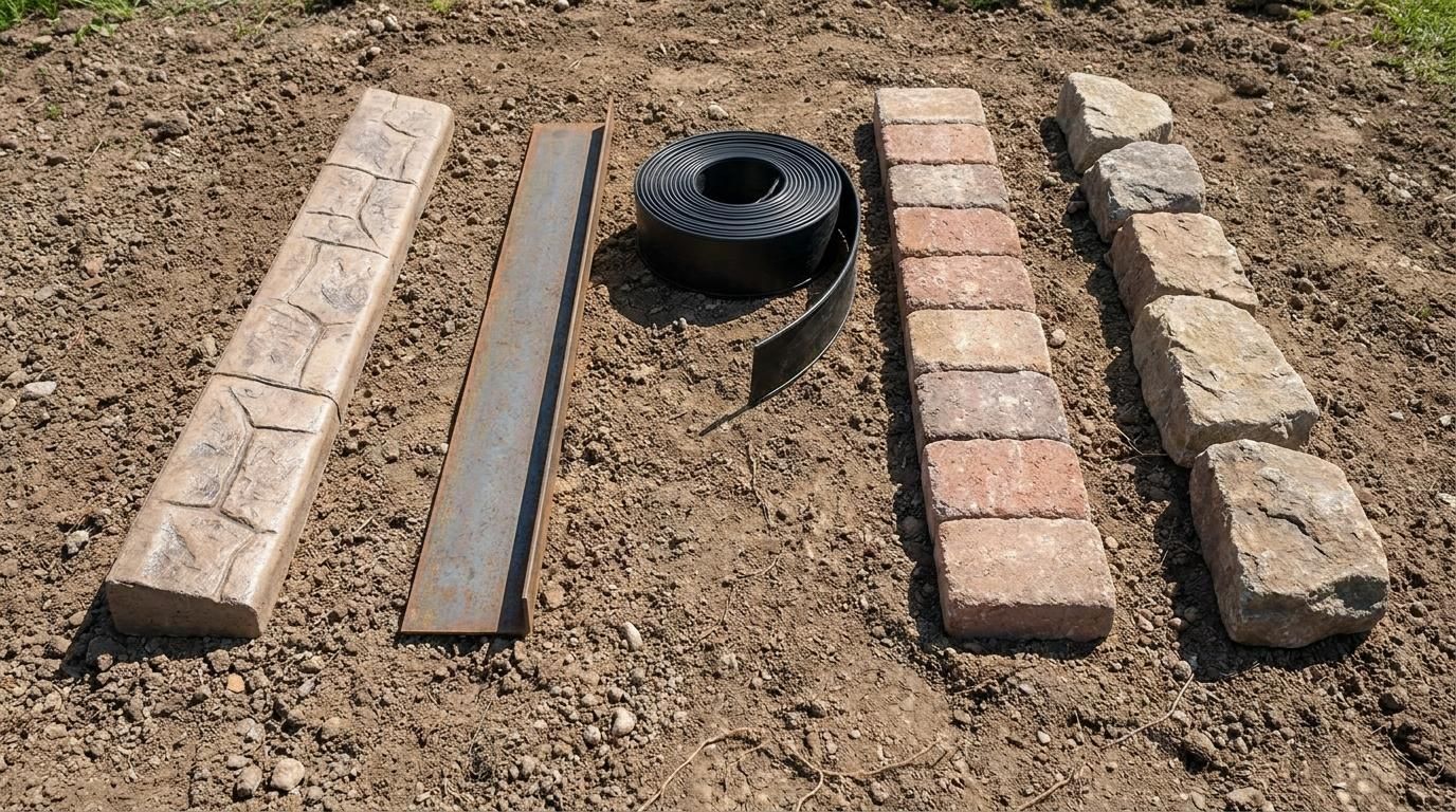 The five landscape edging types most Toledo homeowners weigh