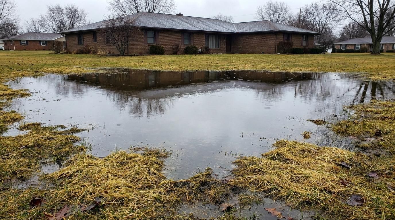 Why Northwest Ohio yards experience more drainage problems
